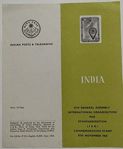 09 Nov. 64 International Organization for Standardization, 6th General ...