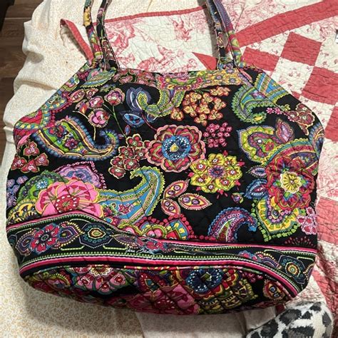 Vera Bradley | Bags | Vera Bradley Retired Pattern Large Bucket Bag ...