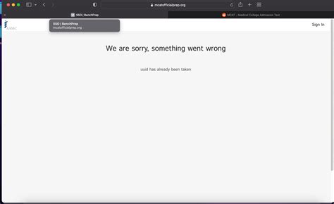 AAMC MCAT Prep Hub down? : r/Mcat