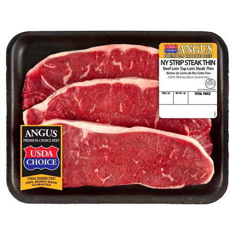 NY Strip - Bold Flavor, Lean in Meat & Seafood - Walmart.com