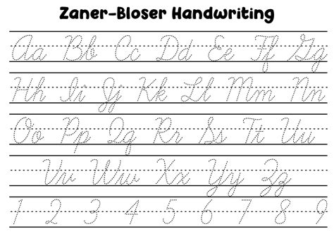 Manuscript Alphabet Chart - 10 Free PDF Printables | Printablee