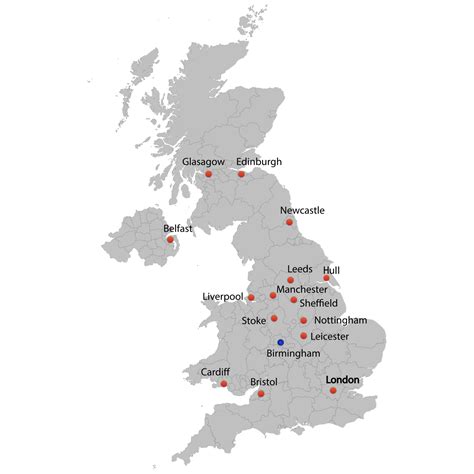 Birmingham England Map Exploring The UK's Cities | KS2 Geography