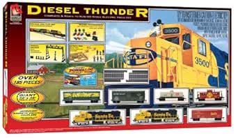 Buy Life Like Diesel Thunder Electric Train Set Online at Low Prices in ...