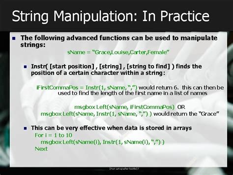 Image result for How to Use String Manipulation