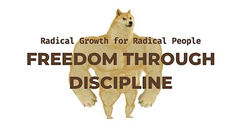 Radical Growth for Radical People: Freedom Through Discipline, April 2 ...