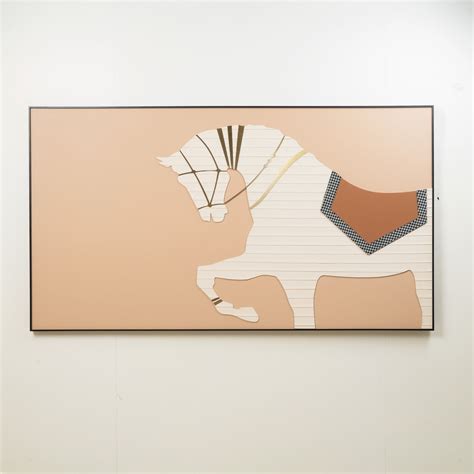 Large Leather Textured Unqiue 3D Horse Wall Art - Riding The Wind by La ...