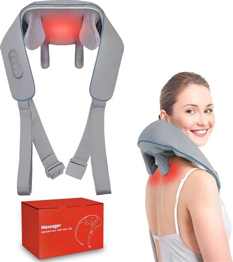 SEAHELTON Neck and Back Massager, Neck Massager with Heating, Body ...