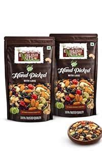 English Nuts Mixed Dry Fruits Pack – 1kg (500g x 2) | Healthy Snack ...