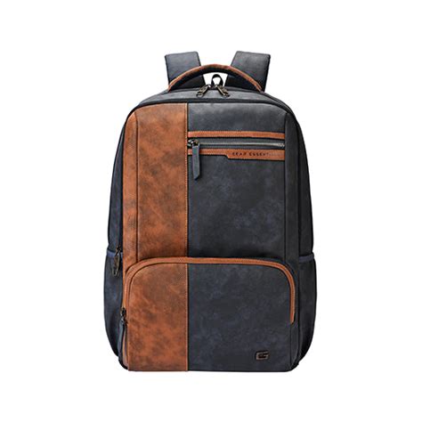 Vintage 4 anti theft faux leather 19"/29L (Blue Tan) – Gear Bags | Gear ...