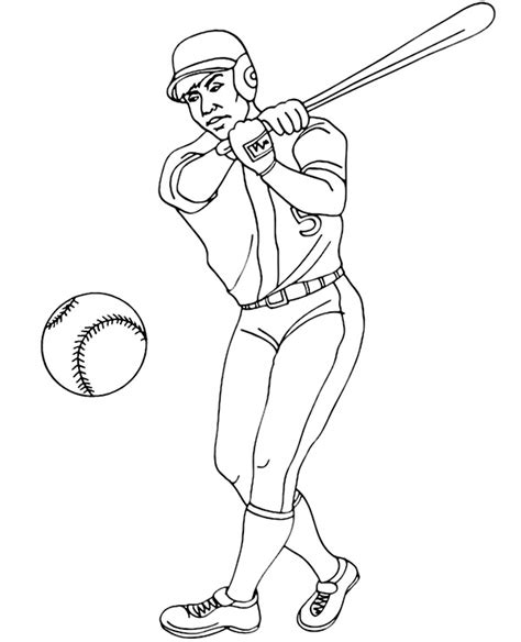 Baseball Drawing Pages 的图像结果