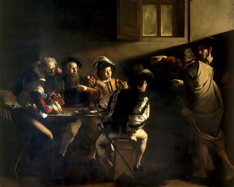 The Calling of Saint Matthew [by Jesus] Painting by Caravaggio 8x10" A ...
