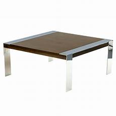 Walnut And Chrome Coffee Table by Milo Baughman Style Chrome And Walnut Coffee Table For Walnut And Chrome Coffee Table