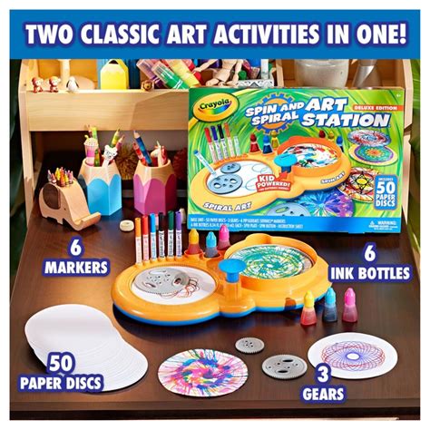 Crayola: Spin and Spiral Art Station Deluxe – Krazy Caterpillar