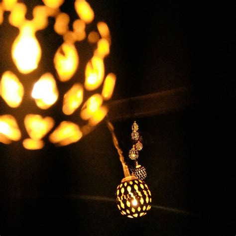 LAMANSH Special Metal Round Light / Diwali Lights for Room Decoration ...
