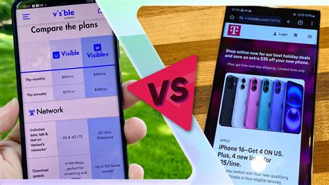 Visible vs. T-Mobile: Which carrier should you pick?