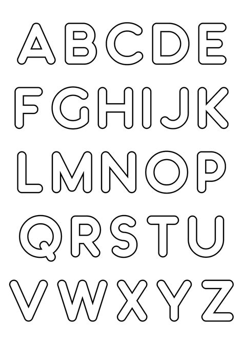 Fancy Letter Stencils Free - 10 Free PDF Printables | Printablee