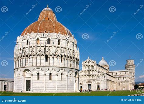 Cathedral Complex in Italian City Pisa Stock Image - Image of holidays ...