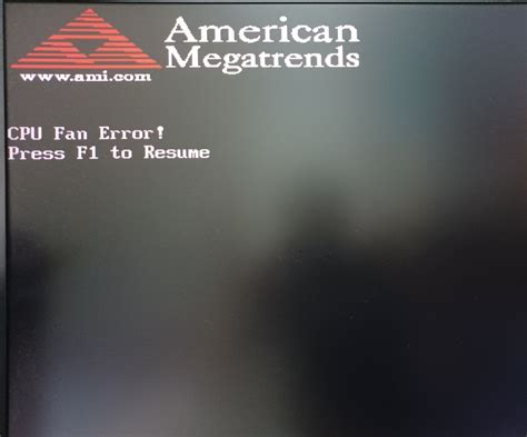 Image result for Fan Error On Computer