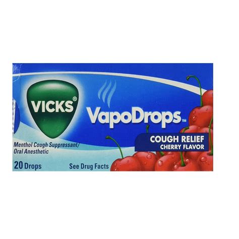Vic Cough Drops Cherry – (20pk X 20 lozenges) Lozenge | BacInMotion