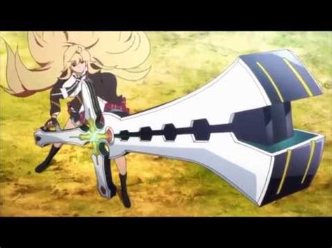 Valkyrie Drive Mermaid - Rain Hasumi transforms into Cross Shaped Gun