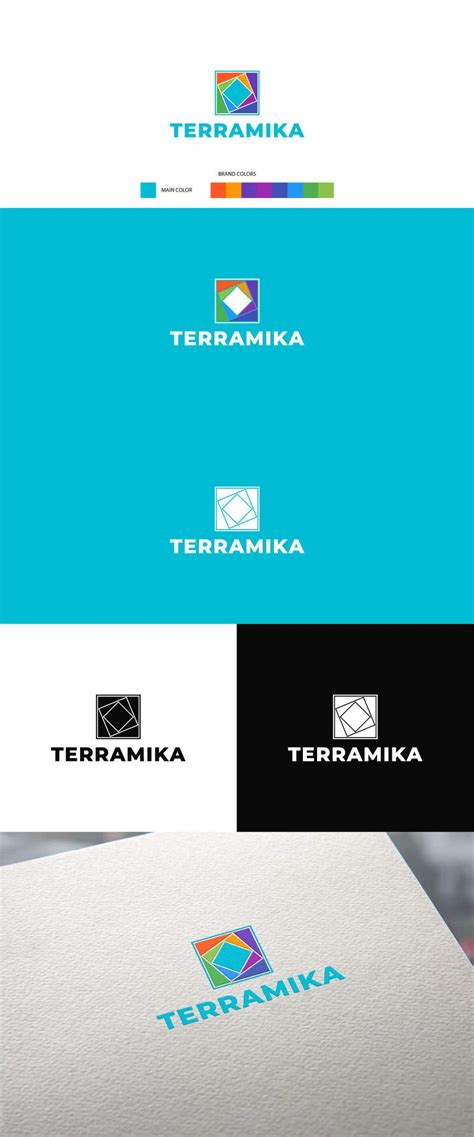 Visual Identity for a tiles company. logo and colour references ...