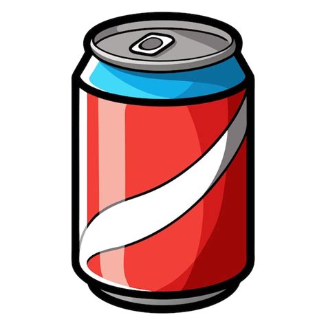 Soda can clip art and vector design with a white background | Premium ...