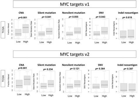 MYC Targets Scores Are Associated with Cancer Aggressiveness and Poor ...
