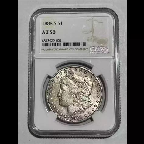 1888-S Morgan Silver Dollar NGC AU-50 - Bob Paul Rare Coins