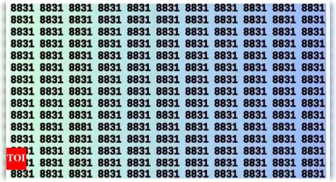 Brain teaser: Only those with a sharp vision can spot the odd number in ...