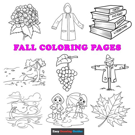 Free Printable Fall Coloring Pages for Kids