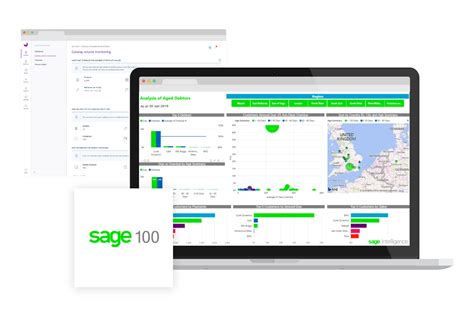 Sage CRM Sage 100 ERP: Dashboard View Accountants Perspective - YouTube