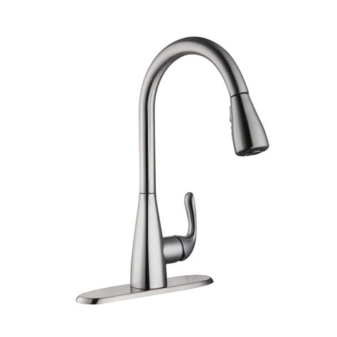 Buy Carla Single-Handle Pull-Down Sprayer Kitchen Faucet in Stainless ...