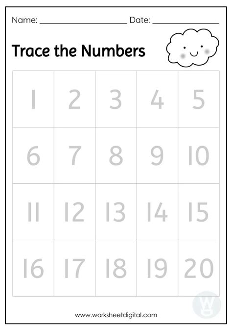 Numbers Worksheet 的图像结果