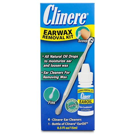 Clinere Ear Oil Conditioner & Cleaners Kit - 1 Ea, 4 Ear Tips | Buy Now ...