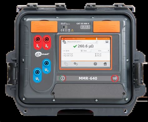 Low resistance meter Sonel MMR-640 - Highest Quality & Safety - www ...