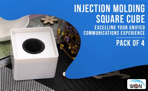 WON ABS Injection Molding Square Cube Interview Mic Microphone Logo ...