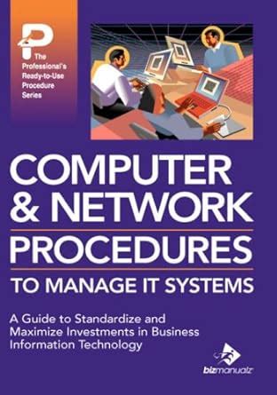 Buy Computer & Network Procedures to Manage It Systems Book Online at ...