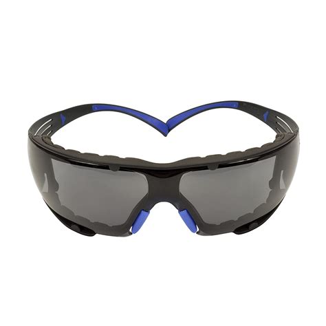 3M SecureFit Gray Scotchgard Anti-Fog Lens, Foam Gasket, Plastic ...