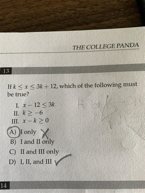 NEED HELP! The College Panda SAT Math Book, Chapter 11 “Inequalities ...