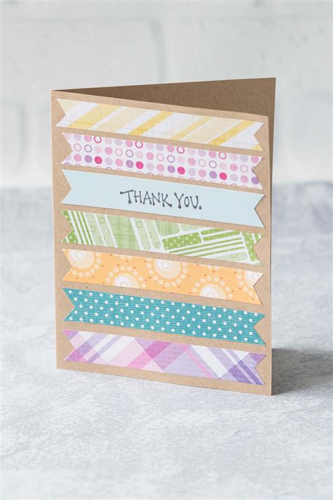 Easy Homemade Thank You Cards