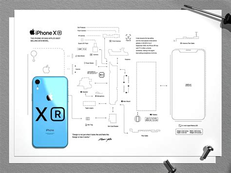 IPhone XR Teardown Template, iPhone Teardown, Framed iPhone XR, iPhone Frame - Etsy UK