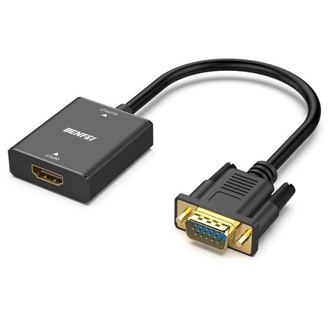 BENFEI HDMI to VGA Adapter, Female HDMI Input to Male VGA Output ...