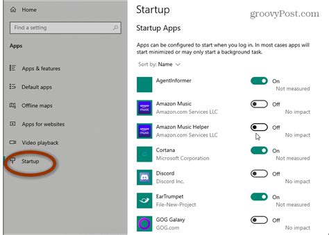 Startup Programs 的图像结果