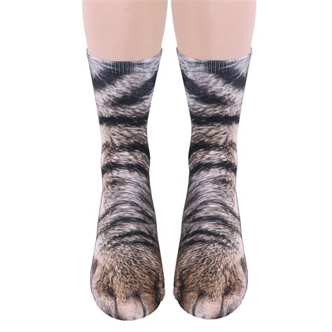Realistic Cat and Dog Paw Socks | The Green Head