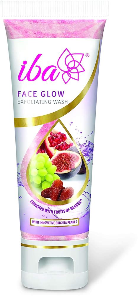 Iba Face Glow Exfoliating Face Wash, 100ml | Enriched With Fruits of ...