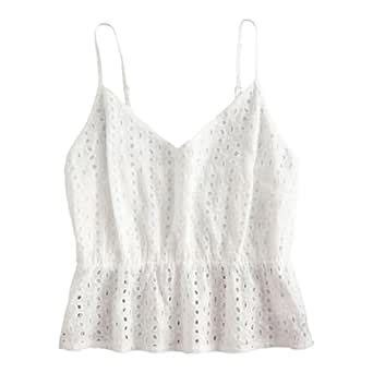 Buy JC JUMMY COUTURE Best Women Summer Casual V-Neck White Embroidered ...