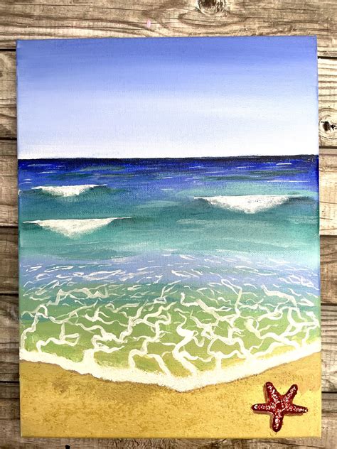 Beach Painting Easy