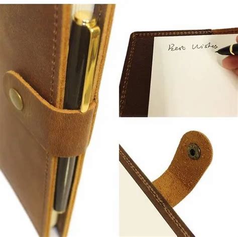 Leather Folder - Vintage Leather Folder Document Holder/File Case ...