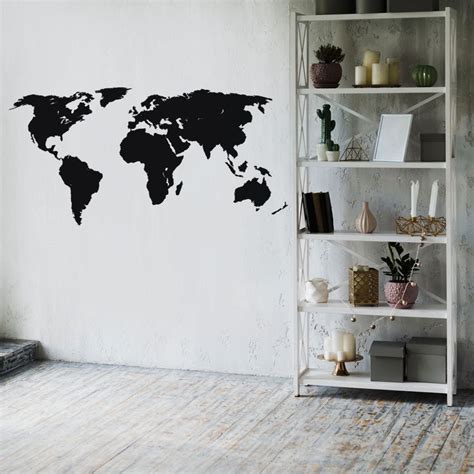 World Map Wall Sticker 的图像结果