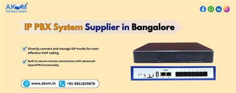 IP PBX System Supplier in Bangalore